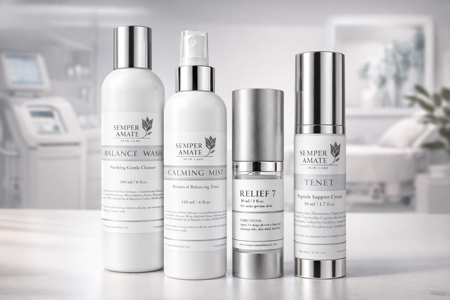 redness, rosacea,Semper Amate Skin Care  products for sensitive skin