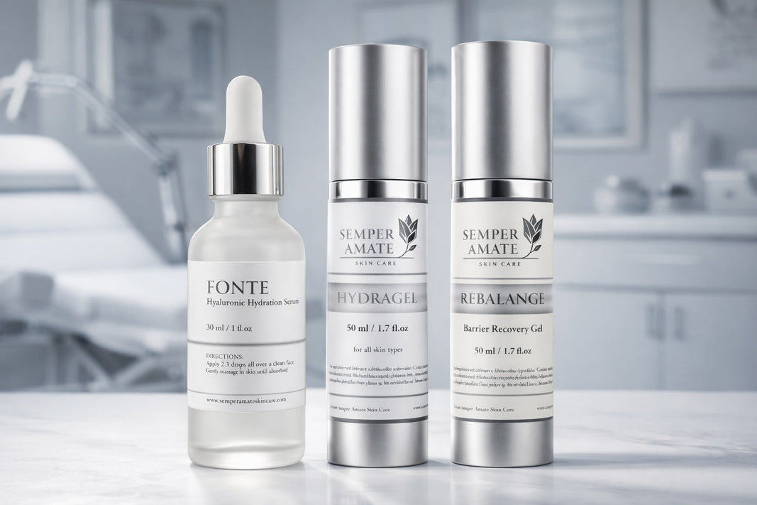 hydration, moisturizers, cremes, hyaluronic serum - Semper Amate Skin Care 